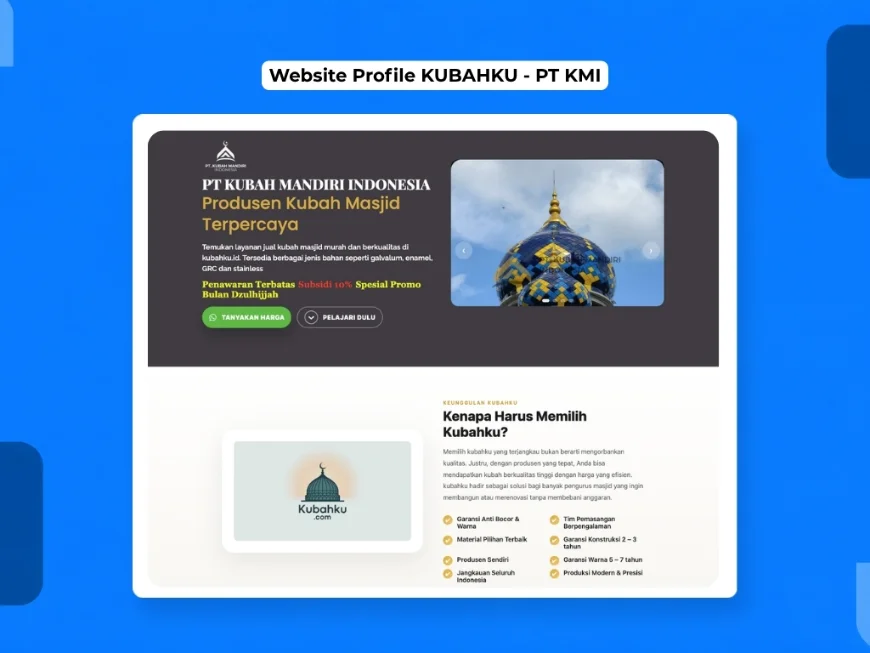 Contoh profil usaha dan produk untuk UMKM